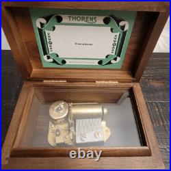 Vintage Thorens Swiss Made Music Box. Plays Beautifully! Greensleeves Vintage Thorens Swiss Made Music Box. Plays Beautifully! Greensleeves