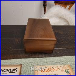 Vintage Thorens Swiss Made Music Box. Plays Beautifully! Greensleeves Vintage Thorens Swiss Made Music Box. Plays Beautifully! Greensleeves