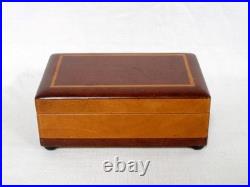 Vintage Thorens Swiss Wooden Music Box with Clear Display Movement VIDEO