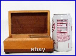 Vintage Thorens Swiss Wooden Music Box with Clear Display Movement VIDEO