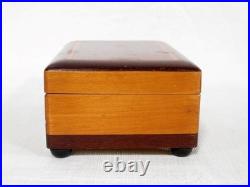 Vintage Thorens Swiss Wooden Music Box with Clear Display Movement VIDEO