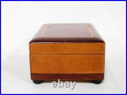 Vintage Thorens Swiss Wooden Music Box with Clear Display Movement VIDEO