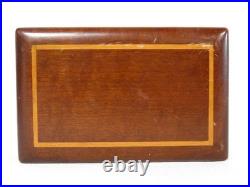 Vintage Thorens Swiss Wooden Music Box with Clear Display Movement VIDEO