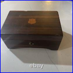 Vintage Thorens Wood Music Box 2 Songs 2/39