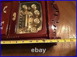 Vintage, Upright Music Jewelry Box BEES & BELLS Sankyo (Reuge Comp) Rare Gift