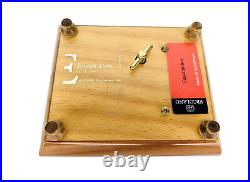 Vintage Wood Inlay Jewelry Box Ercolano Musical Movement Fascination Italy