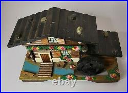 Vintage Wooden Music Box See Images and Description