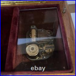 Vintage Working Reuge Music Box Sorrento Italy We've Only Just Begun