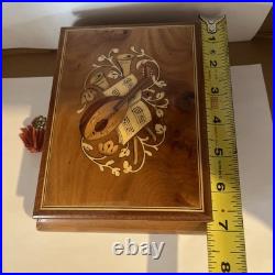 Vintage Working Reuge Music Box Sorrento Italy We've Only Just Begun