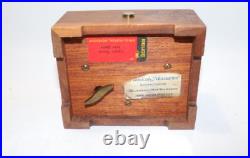 Vintage Working Reuge Music Box Switzerland The Sound Of Music