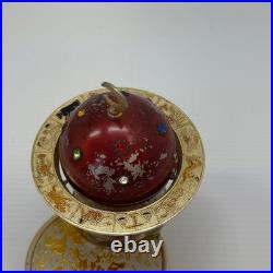 Vintage Zodiac Astrological World Globe Cigarette Holder & Lighter (music Box)