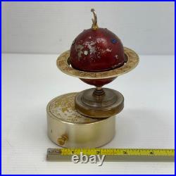 Vintage Zodiac Astrological World Globe Cigarette Holder & Lighter (music Box)
