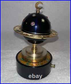 Vintage Zodiac Astrological World Globe Cigarette Lighter Music Box Windmill