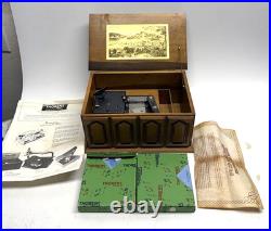 Vintage1960s Thorens Music Box PC 754P Style with 10 Discs Swiss Made