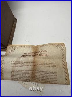 Vintage1960s Thorens Music Box PC 754P Style with 10 Discs Swiss Made