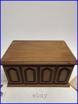 Vintage1960s Thorens Music Box PC 754P Style with 10 Discs Swiss Made