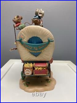 Vtg 1992 Enesco Waggin Tails Cowboys & Indians Music Box Mice Clementine READ
