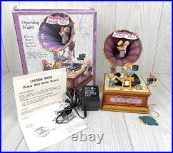 Vtg 90s Enesco OPENING NIGHT Small World Of Music Mice Figures WORKS See Video