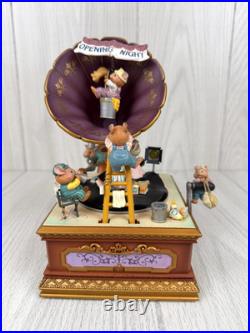 Vtg 90s Enesco OPENING NIGHT Small World Of Music Mice Figures WORKS See Video