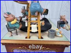 Vtg 90s Enesco OPENING NIGHT Small World Of Music Mice Figures WORKS See Video