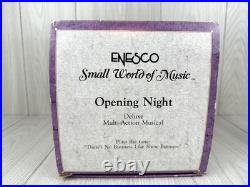 Vtg 90s Enesco OPENING NIGHT Small World Of Music Mice Figures WORKS See Video