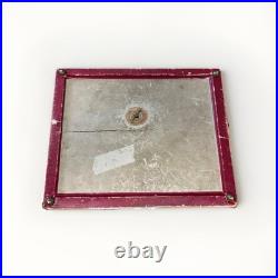 Vtg Edwardian Photo Album Music Box, Embossed Floral Design, Sankyo Movement