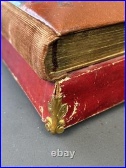 Vtg Edwardian Photo Album Music Box, Embossed Floral Design, Sankyo Movement