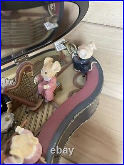 Vtg Enesco Grand Piano Animated Musical Moving Mice Orchesta Tested Works Read