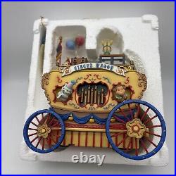 Vtg Enesco Workin' For Peanuts Lighted Action Musical Circus Wagon 1992 Works