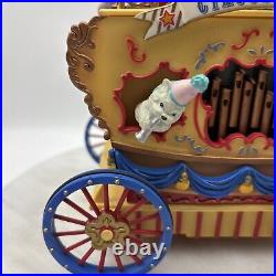 Vtg Enesco Workin' For Peanuts Lighted Action Musical Circus Wagon 1992 Works