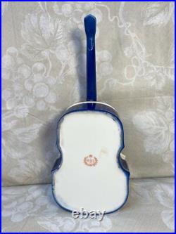 Vtg German RS Porcelain w. Music Player Trinket Box Plays Reinhold Schlegelmilch