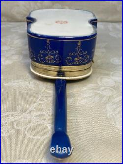 Vtg German RS Porcelain w. Music Player Trinket Box Plays Reinhold Schlegelmilch