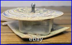 Vtg Jean-Marie Poumeyrol Paper Automaton Music Box Leaping Hare Spiral Kinetic
