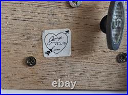 Vtg Josef Originals Swinging Santa Tree Music Box w Label Ceramic Japan RARE Htf Vtg Josef Originals Swinging Santa Tree Music Box w Label Ceramic Japan RARE Htf
