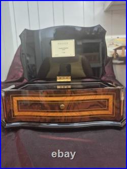 Vtg Luxury Swiss Reuge CH 3.72 Franz Liszt Hungarian Rhapsody Music Box