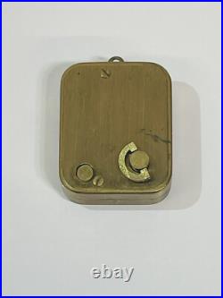 Vtg Miniature Music Box Pendant Snowflake Design With Rhinestone Accents? VIDEO