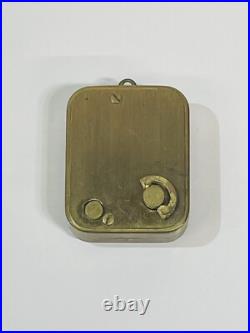 Vtg Miniature Music Box Pendant Snowflake Design With Rhinestone Accents? VIDEO