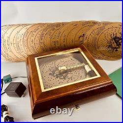 Vtg Mr. Christmas Holiday Symphonium Music Box 16 Disc Christmas & Classics