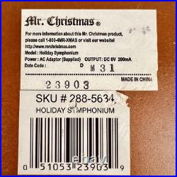 Vtg Mr. Christmas Holiday Symphonium Music Box 16 Disc Christmas & Classics