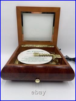 Vtg Mr. Christmas Holiday Symphonium Music Box 24 Disc Christmas & Classics