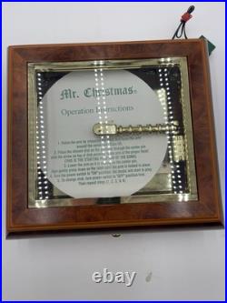 Vtg Mr. Christmas Holiday Symphonium Music Box 24 Disc Christmas & Classics