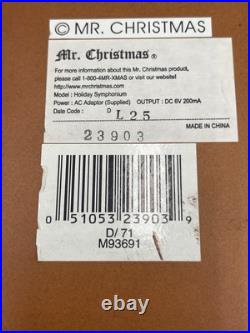 Vtg Mr. Christmas Holiday Symphonium Music Box 24 Disc Christmas & Classics