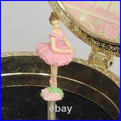 Vtg Rare The San Francisco Music Box Company Ballerina Musical Hinged Trinket
