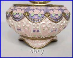 Vtg Rare The San Francisco Music Box Company Ballerina Musical Hinged Trinket