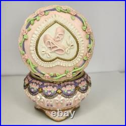 Vtg Rare The San Francisco Music Box Company Ballerina Musical Hinged Trinket