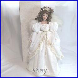 Vtg. S. F. Music Box Co, 23 Porcelain Ariel Angel Doll, LE 968/2500 WithBox, Rare
