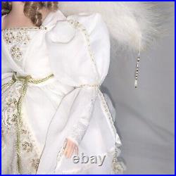 Vtg. S. F. Music Box Co, 23 Porcelain Ariel Angel Doll, LE 968/2500 WithBox, Rare