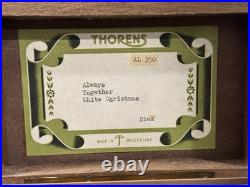 Vtg. Thorens Pre Reuge Wooden Music Box 50 Key 3 Songs AL350 Switzerland Works