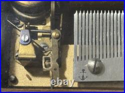 Vtg. Thorens Pre Reuge Wooden Music Box 50 Key 3 Songs AL350 Switzerland Works