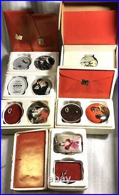 W. S. George Gone With The Wind Complete Set of 6 Ceramic Music Boxes with COAs